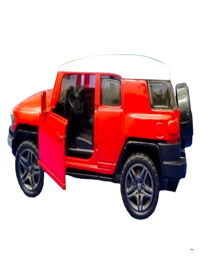 Caught Trendy Pull Back Action Die-cast Metal Model Decorative Open Door Realistic Design Mini Toy Car Vehicle for 3+ Kids Boys Girls and Best Birthday Return Gift for Kids. Multicolor - Image 2